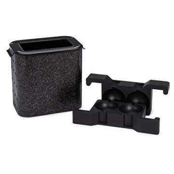 Crystal Clear Ice Ball Maker - 2.35 Inch Large Round Ice Spheres