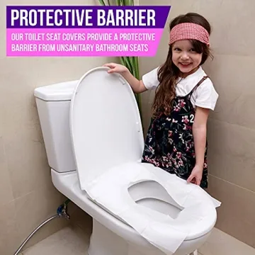 Flushable Disposable Toilet Seat Covers for All Ages
