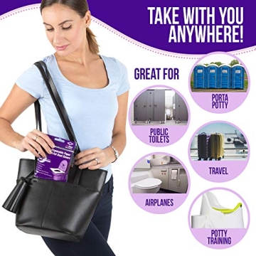 Flushable Disposable Toilet Seat Covers for All Ages