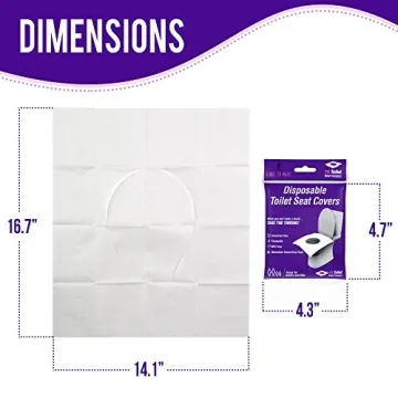 Flushable Disposable Toilet Seat Covers for All Ages