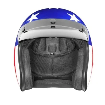 Daytona 3/4 Shell Open Face Motorcycle Helmet - Comfort & Safety