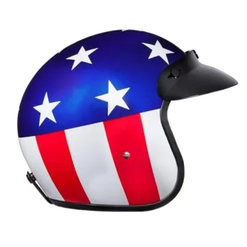 Daytona 3/4 Shell Open Face Motorcycle Helmet - Comfort & Safety