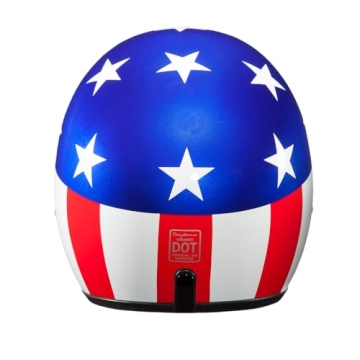 Daytona 3/4 Shell Open Face Motorcycle Helmet - Comfort & Safety