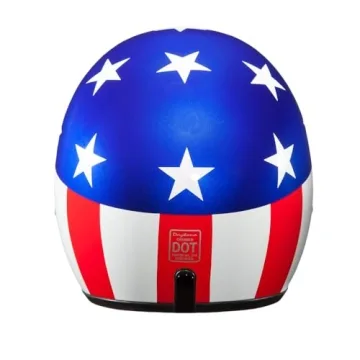Daytona 3/4 Shell Open Face Motorcycle Helmet - Comfort & Safety