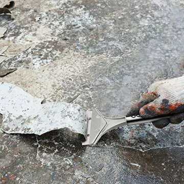 Mudder 4 Inch Razor Blade Scraper Tool Tile Paint Floor Wall Paper Removal Smoothing Scraper with 10 Pieces Replacement Blade for Removing Wallpaper, Sticker Glue Floor Adhesive 2 Pieces(Black)