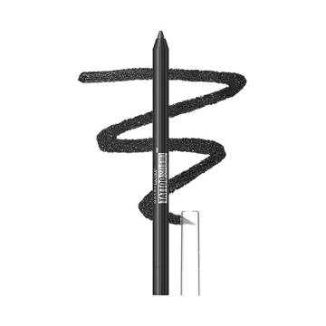 MAYBELLINE New York Tattoo Studio Long-Lasting Sharpenable Eyeliner Pencil, Glide on Smooth Gel Pigm...