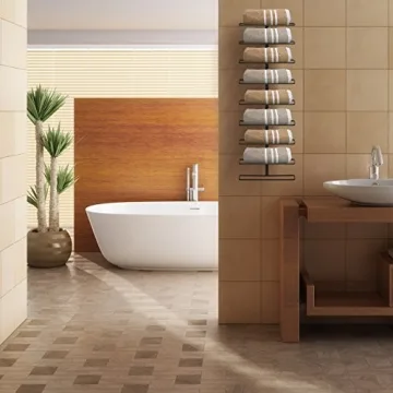 Stylish Sorbus Wall Mount Wine Rack Holding 9 Bottles Available