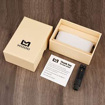 Personalized Watch for Men Engraved Wood Watch Anniversary Watch for Husband Boyfriend Birthday Gift for Dad Groomsmen Bestman Watch