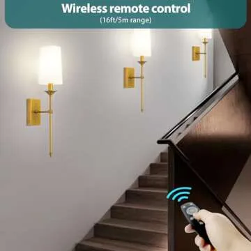 Rechargeable Wall Sconces - Elegant Lighting Solution Set