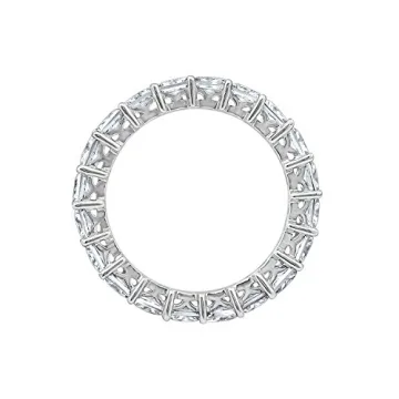 Amazon Essentials Sterling Silver Princess Cut Ring