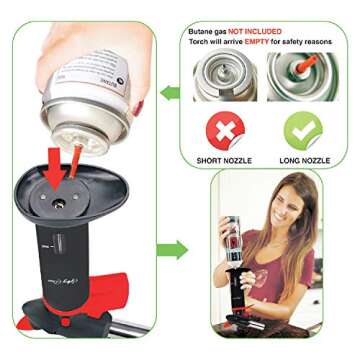 Spicy Dew Blow Torch - Professional Culinary Kitchen Tool