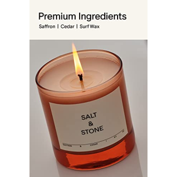 SALT & STONE Scented Candle | Aromatic & Long-Lasting