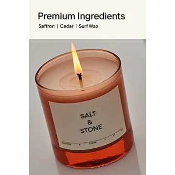 SALT & STONE Scented Candle | Aromatic & Long-Lasting