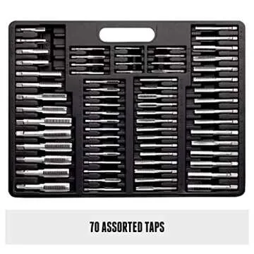 Hardened Alloy Steel Tap And Die Threaded Set - 110 Piece