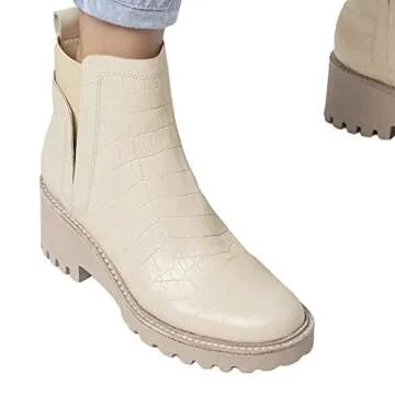 Stylish Womens Platform Lug Sole Chelsea Boots for All Occasions