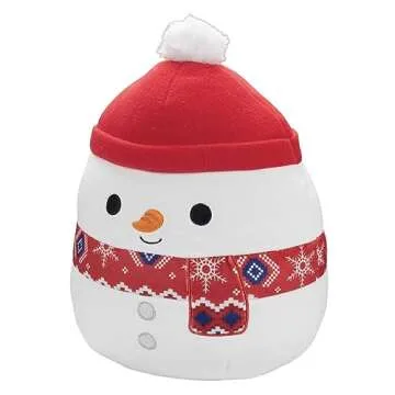 Squishmallows Manny the Snowman 10-Inch Plush Toy