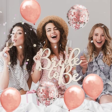 Bride to Be Sign and Balloons for Bridal Shower Decor