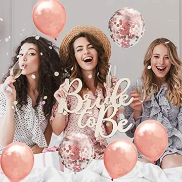 Bride to Be Sign and Balloons for Bridal Shower Decor