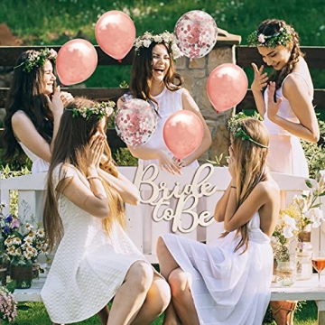 Bride to Be Sign and Balloons for Bridal Shower Decor