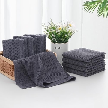 Ultra Soft 100% Cotton Dish Towels Set by Homaxy