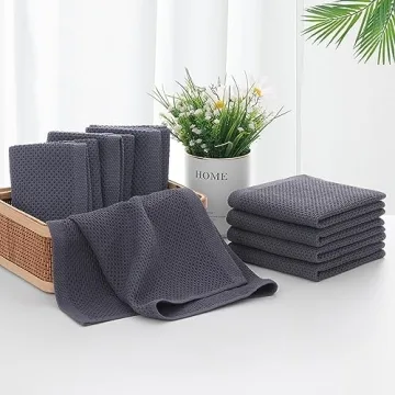 Ultra Soft 100% Cotton Dish Towels Set by Homaxy
