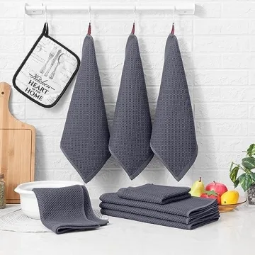 Ultra Soft 100% Cotton Dish Towels Set by Homaxy