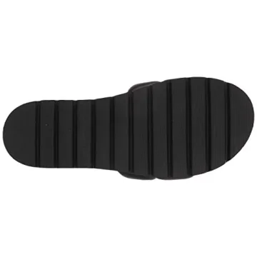 The Drop Women's Issi Quilted Flatform Sandal Black