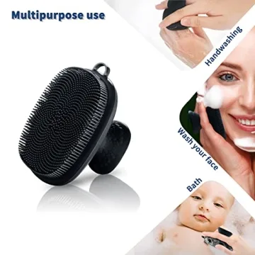 VWMYQ Silicone Face Scrubber for Men - Gentle Cleansing
