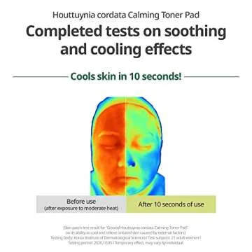 GOODAL Heartleaf Calming Toner Pad for All Skin Types, Houttuynia Cordata Intense Calming Care, Deeply Moisturizing, Instantly Hydrating, and Toning