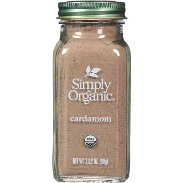 Simply Organic Cardamom - Aromatic & Flavorful Spice