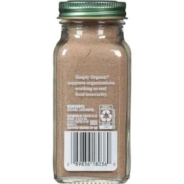 Simply Organic Cardamom for Flavorful Cooking