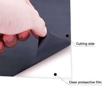 Premium Black HTV Vinyl for T-Shirts & Crafts - 10 Sheets 12"x10"