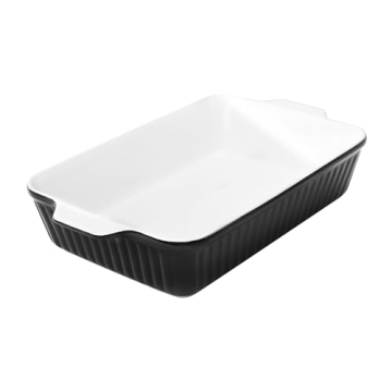 DOWAN 9x13-Inch Casserole Dishes for Oven, Ceramic Baking Dish, Large Lasagna Pan Deep, 4.2 Quarts B...