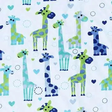 Soft Plush Giraffe Minky Baby Blanket for Newborns