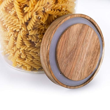 Large Glass Food Storage Jars with Airtight Lids