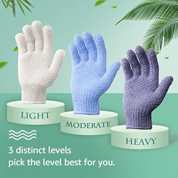 Evridwear Exfoliating Bath Gloves for Effective Exfoliation
