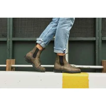 Blundstone 1351 Women's Original High Top Chelsea Boots with Cushioned Midsole and Premium Water Resistant Leather, Rustic Brown, 9 US Women / 6 AU