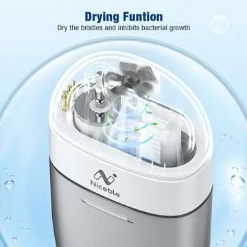 NICEBLE Portable Electric Toothbrush with Travel Case
