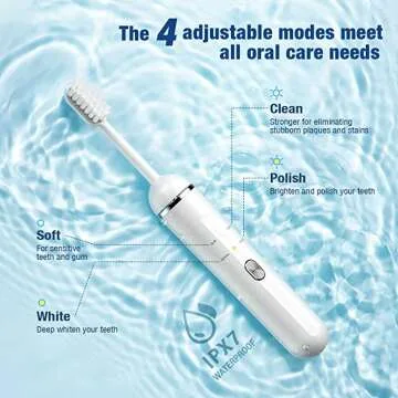 NICEBLE Portable Electric Toothbrush with Travel Case