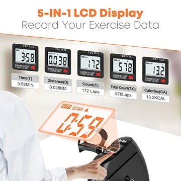 AGM Mini Exercise Bike for Arms and Legs - Compact & Quiet Fitness