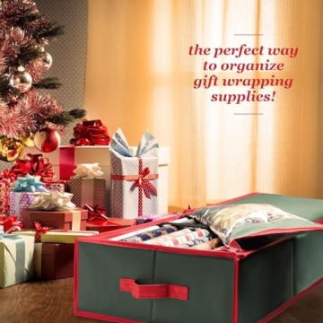 Premium Gift Wrap Organizer for All Your Wrapping Needs