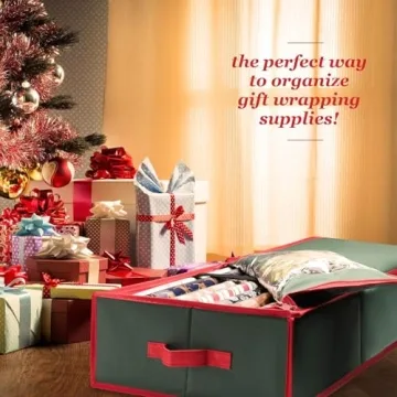 Premium Gift Wrap Organizer for All Your Wrapping Needs
