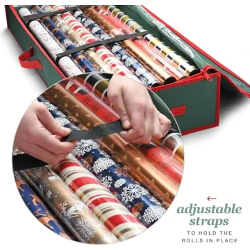 Premium Gift Wrap Organizer for All Your Wrapping Needs