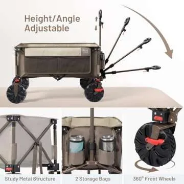 All Terrain Timber Ridge Collapsible Wagon for Outdoors