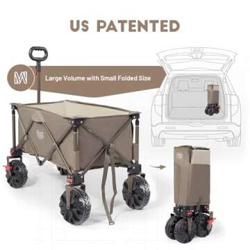 All Terrain Timber Ridge Collapsible Wagon for Outdoors