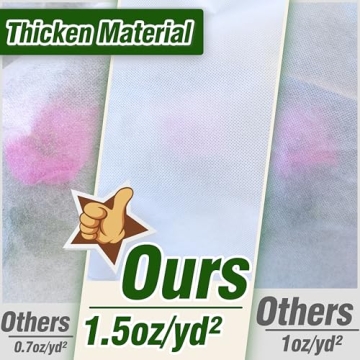 Gardzen Thicker Plant Covers 1.5oz, 10ft x 30ft