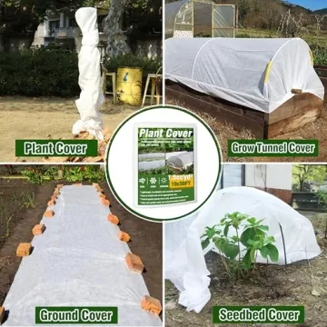 Gardzen Thicker Plant Covers 1.5oz, 10ft x 30ft