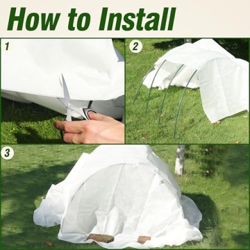 Gardzen Thicker Plant Covers 1.5oz, 10ft x 30ft