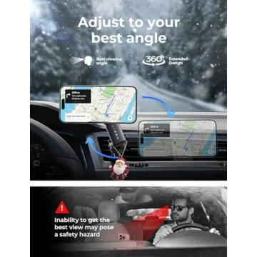 LISEN MagSafe Car Mount - Secure Magnetic Phone Holder