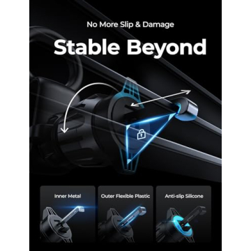 LISEN MagSafe Car Mount - Secure Magnetic Phone Holder